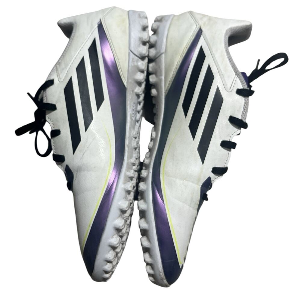 Adidas F50 Messi Elite FG US 7.5 Soccer Turf Purple White Futbol Indoor